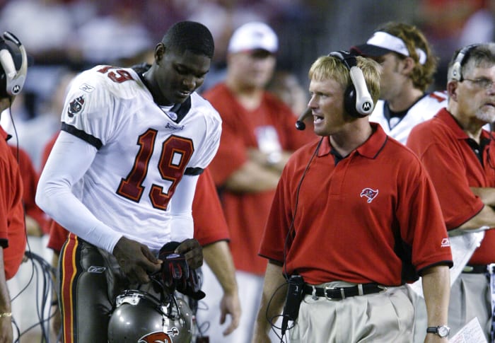 Keyshawn Johnson had a falling out with Gruden and the Bucs during the 2003 season, and the team deactivated the star wideout for the final six games that season.